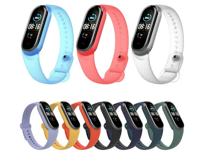 להקה שקופה עבור mi-band-5