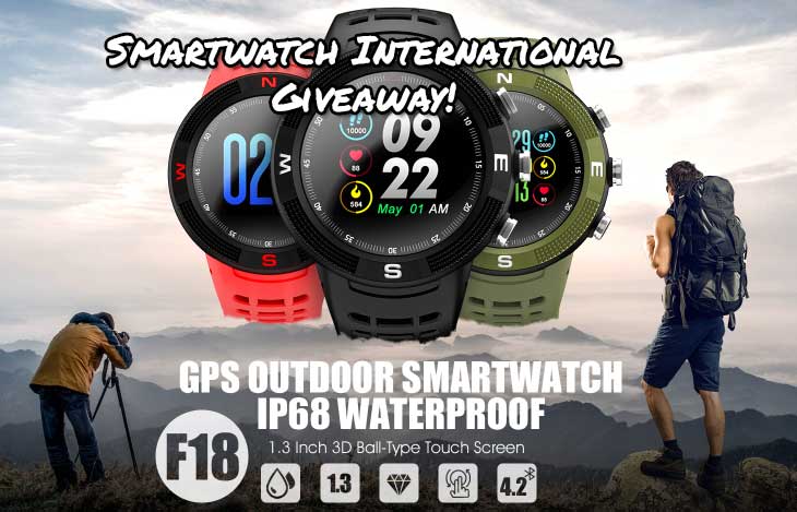 מס '1 F18 Smartwatch Worlwide Giveaway !!