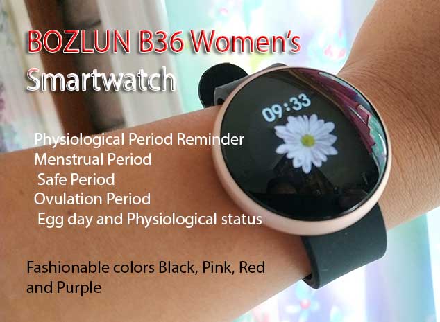 סקירה מעמיקה של Bozlun B36 Lady Smartwatch