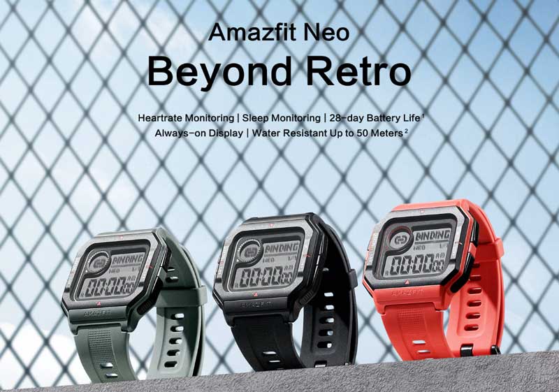 שעון חכם Amazfit Neo - סקירת תכונות
