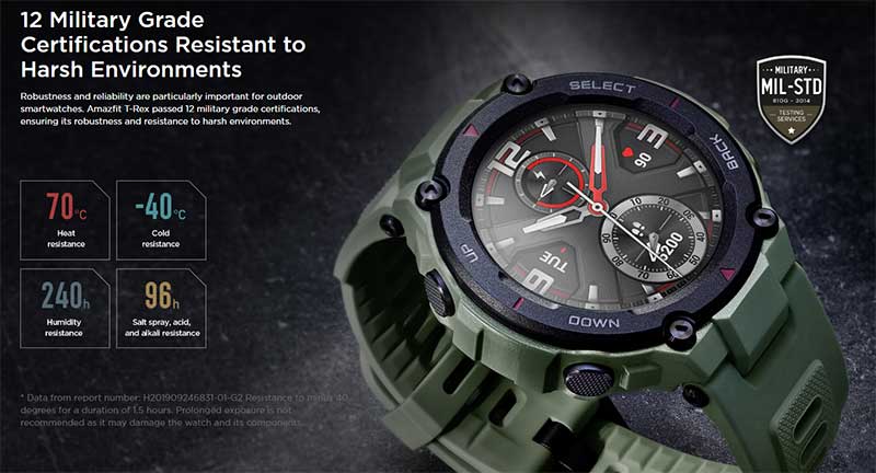 שעון חכם Amazfit T-Rex