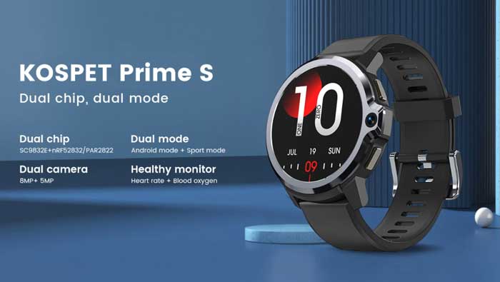שעון חכם של Kospet Prime S - סקירת תכונות