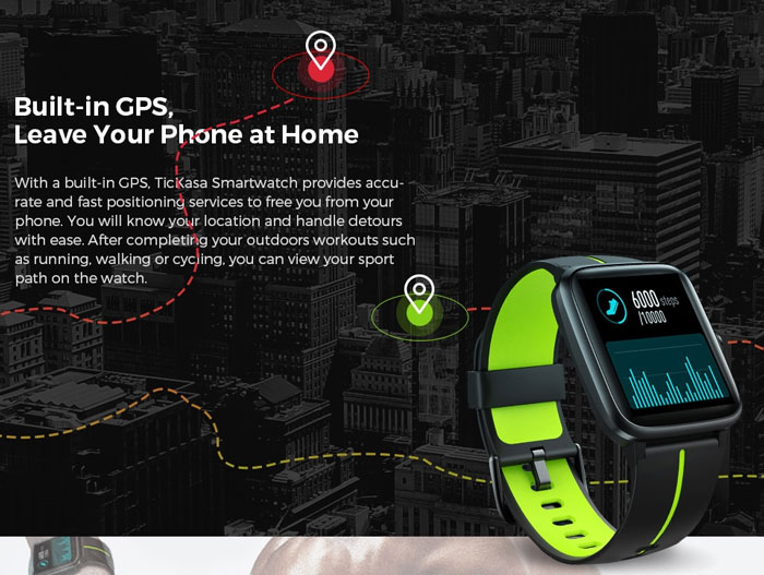 תכונות Mobvoi-Tickasa-Vibrant-Smartwatch