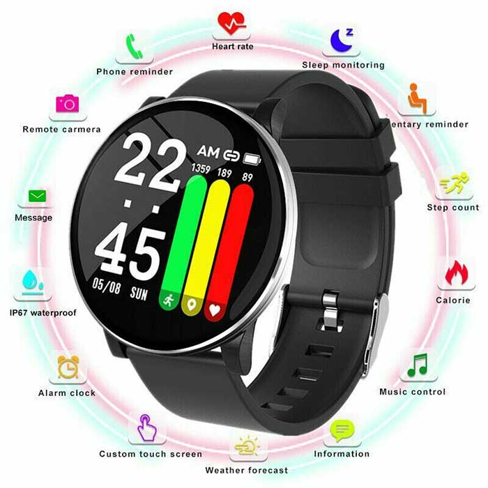 תכונות WearFit-smartwatch-W8
