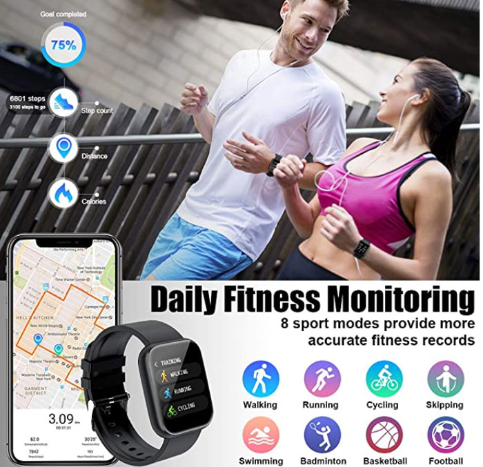 פונקציות ifuntecky-smartwatch-sport