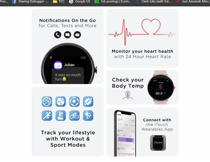 iTouch-Sport-2021-תכונות