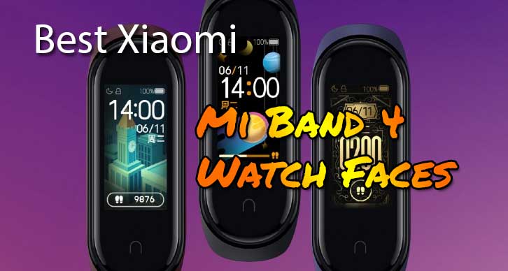 פני השעון הטובים ביותר עבור Xiaomi Mi Band 4