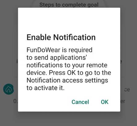 הודעה על Fundo Wear