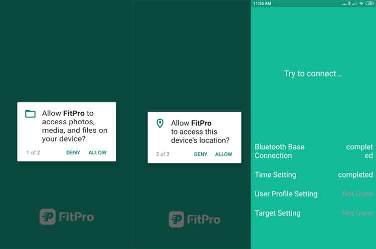 הרשאות Fitpro- אפליקציות