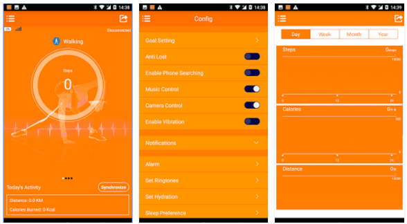 אפליקציית mgcool-band-2-smartband