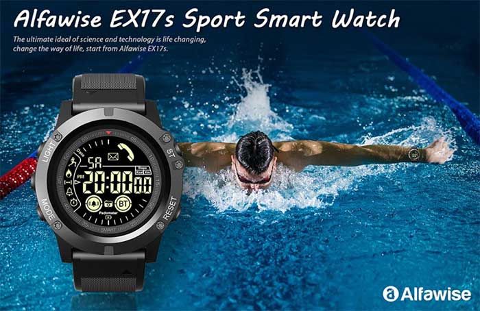 שעון חכם ספורט Alfawise EX17S - קוד קופון