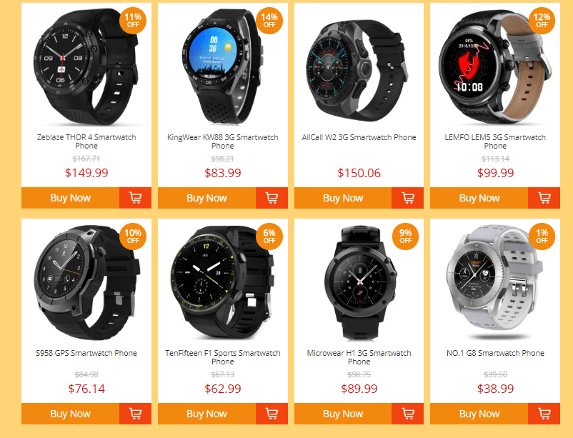 השעון החכם והסמארטפונים הטובים ביותר ב- Gearbest אמצע השנה 2018 !!
