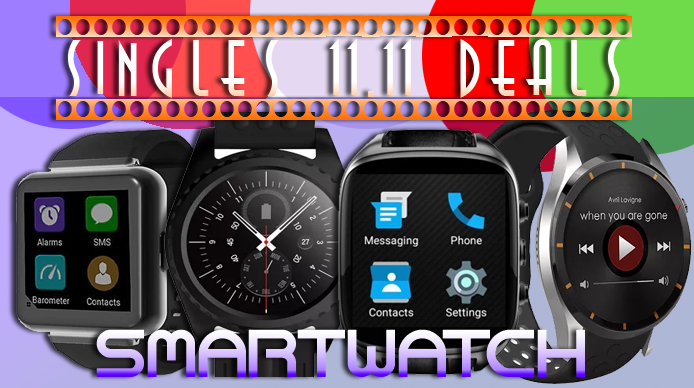 Gearbest.com Smartwatch כפול 11.11 מבצעים 2016