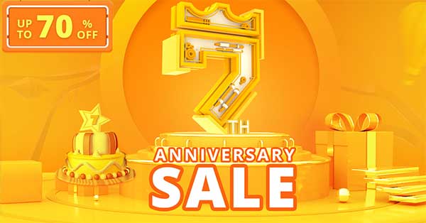 מבצע יום השנה השביעי של Geekbuying! שעונים חכמים כלולים